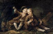 Francois-Hubert Drouais The Children of the Duc de Bouillon France oil painting artist